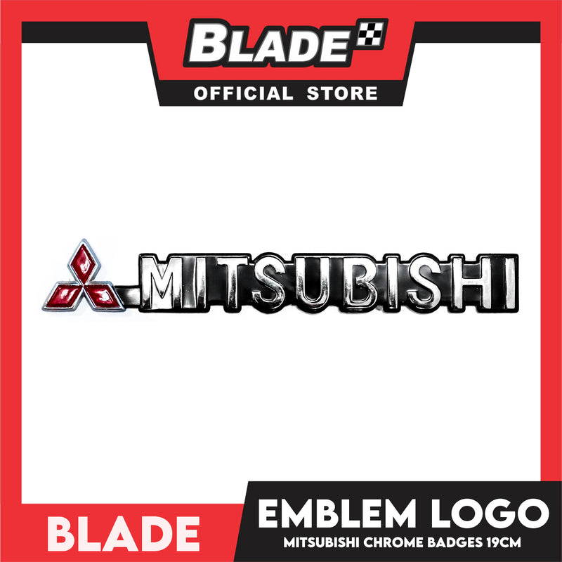 Auto Car 3D Emblem Logo Chrome Badge Sticker Decals with 3M Adhesive for Mitsubishi 19cm (Mitsubishi)