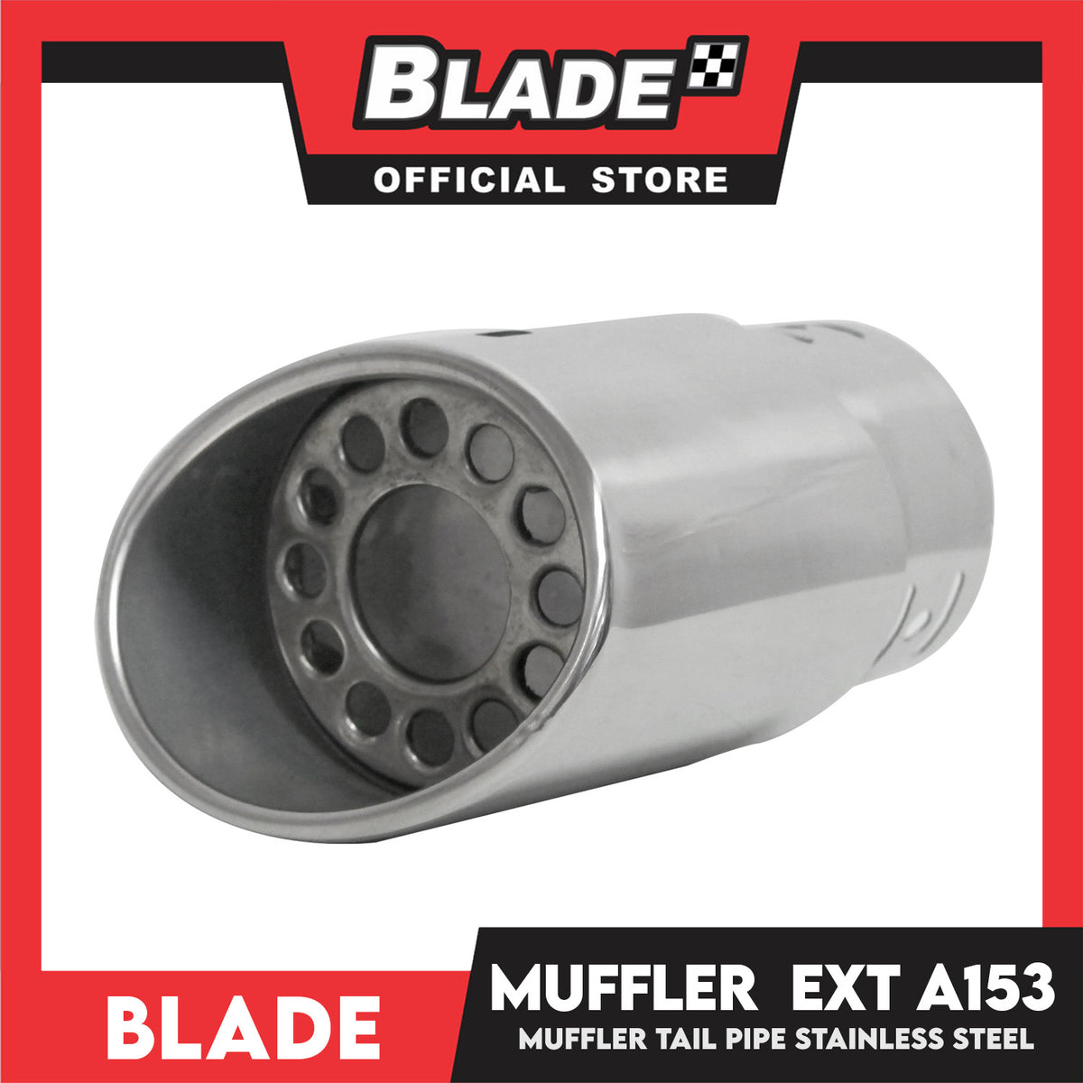 Blade Car Exhaust Muffler Universal Stainless Steel Extension A153