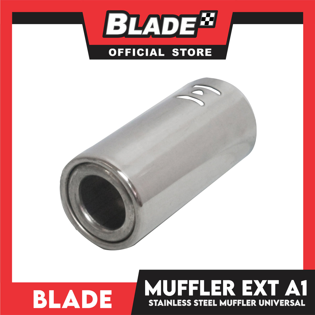 Blade Car Exhaust Muffler Universal Stainless Steel Extension A1