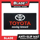 Anti-Slip Mat Car Dashboard Mat Toyota Design (Black)