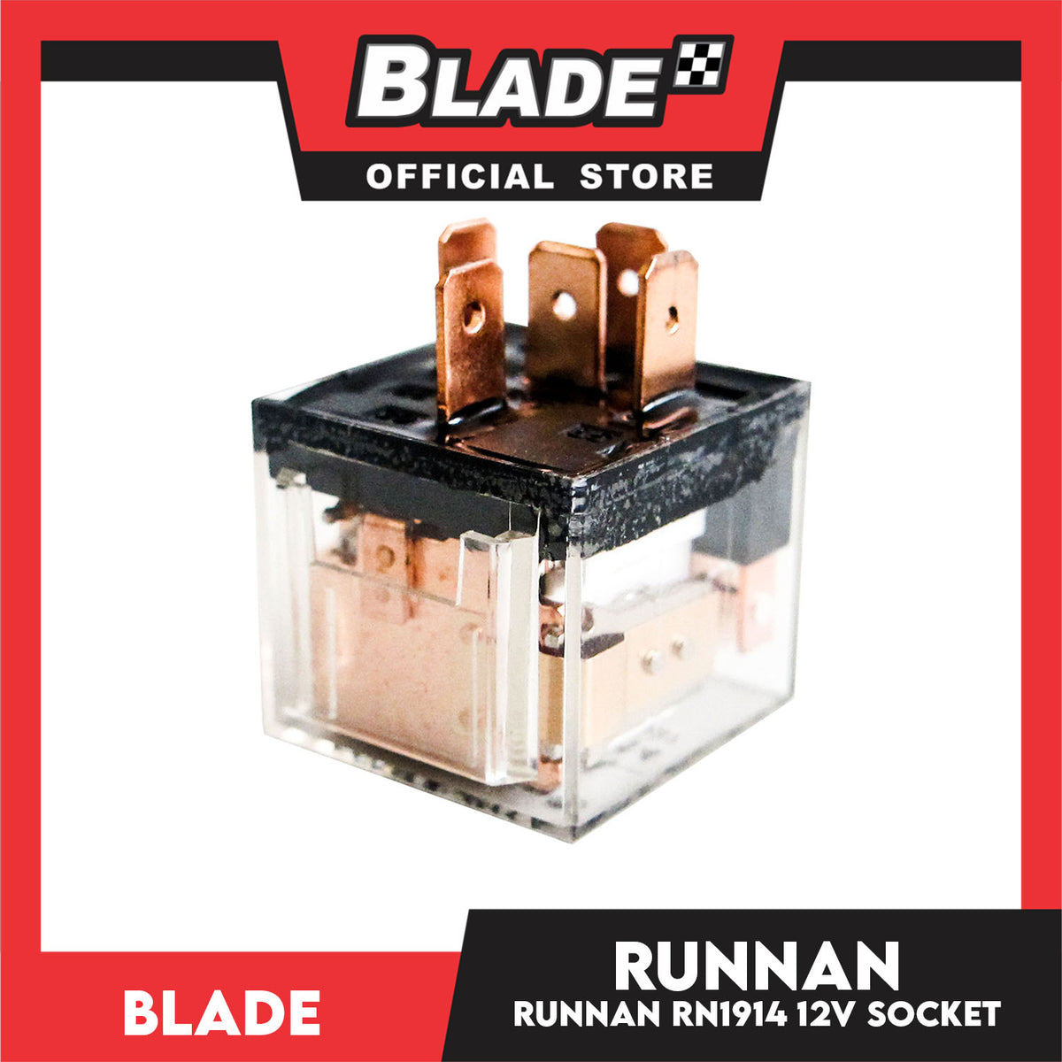 Blade Relay RN1914 12V Socket 80A 5pin Changeover Relay
