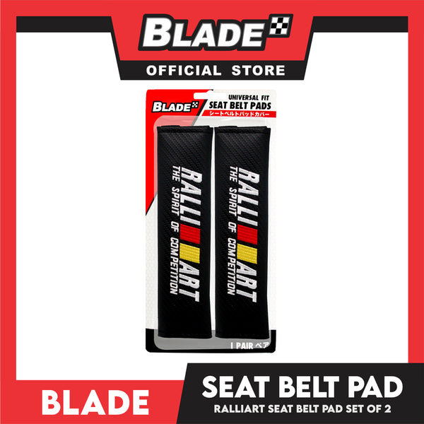 Blade Universal Seat Belt Pads Ralliart (Set of 2)