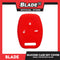 Blade Silicone Case Key Cover 3 Button (Honda) Assorted Color (Red/Black)