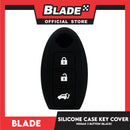 Blade Silicone Case Key Cover Nissan (Black) 3 Button For Nissan X-trail, Juke, Leaf, Tiida