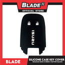 Blade Key Silicone Case Cover Isuzu 2 Button (Black) X-Series Mu-x 3.0 Silicone Protecting Remote Key Case Cover for All New Isuzu D-max/Mu-x 3.0 / X-Series