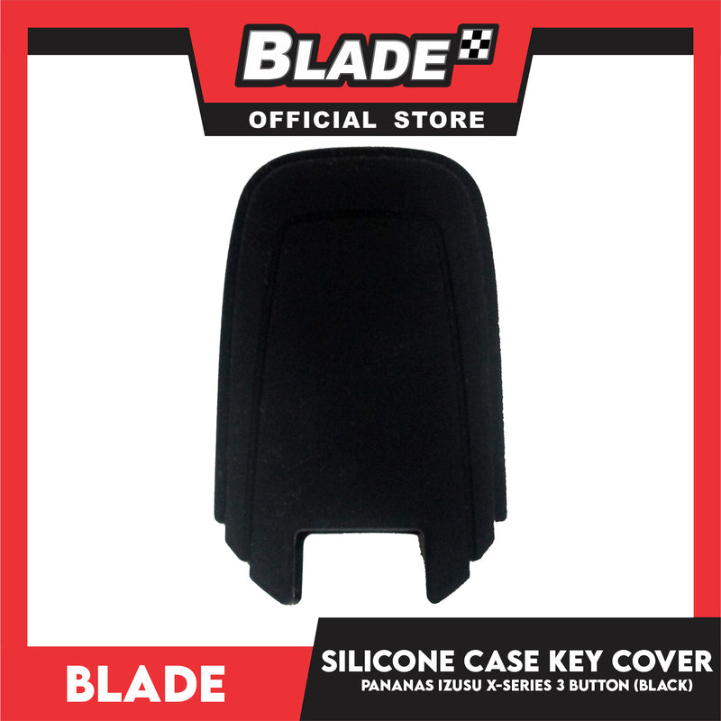 Blade Key Silicone Case Cover Isuzu 2 Button (Black) X-Series Mu-x 3.0 Silicone Protecting Remote Key Case Cover for All New Isuzu D-max/Mu-x 3.0 / X-Series