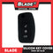 Blade Silicone Case key Cover Ford 3 button (Red, Black) Fiesta Focus Mondeo Falcon C-Max Eco Sport (Red)