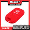 Blade Silicone Case key Cover Honda (Black & Red) 5 Button for Honda