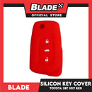 Blade Silicone Case key Cover Toyota 3 Button (Black/Red/Blue)