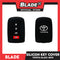 Blade Key Silicone Case Toyota 4 Button 14'-17' (Black)