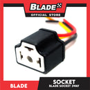 Blade Socket H4 HL-3Way DCS-8538 H4 9003 HB2 Wiring Harness Headlight Ceramic Socket Connector