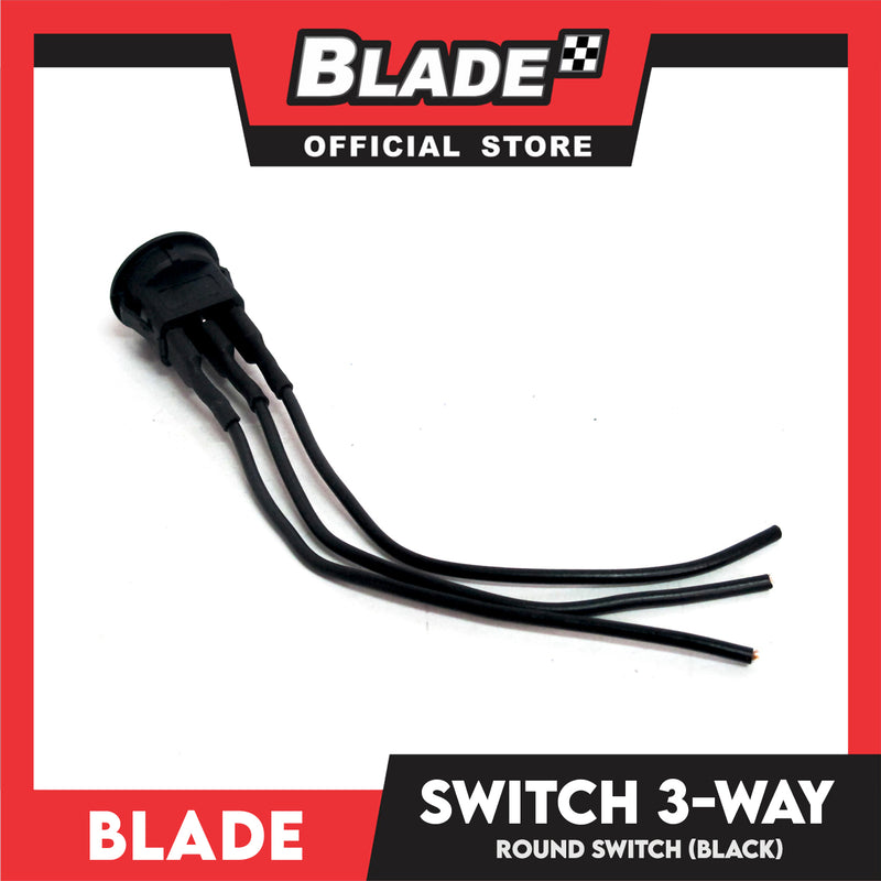 Blade 3-Way Round Switch (Black)