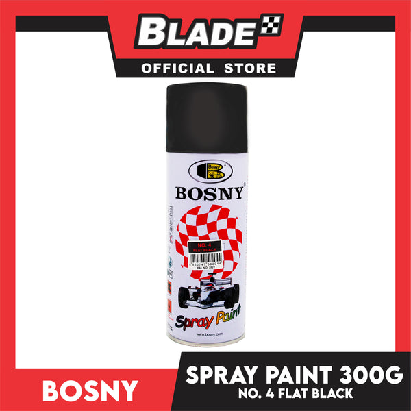 Bosny Spray Paint #4 Flat Black 300g
