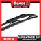 Bosch Wiper Blade Advantage BA28 28 inches for Ford Escape, Focus, Kia Carens, Toyota Previa, Nissan Altima, Sentra (N16)