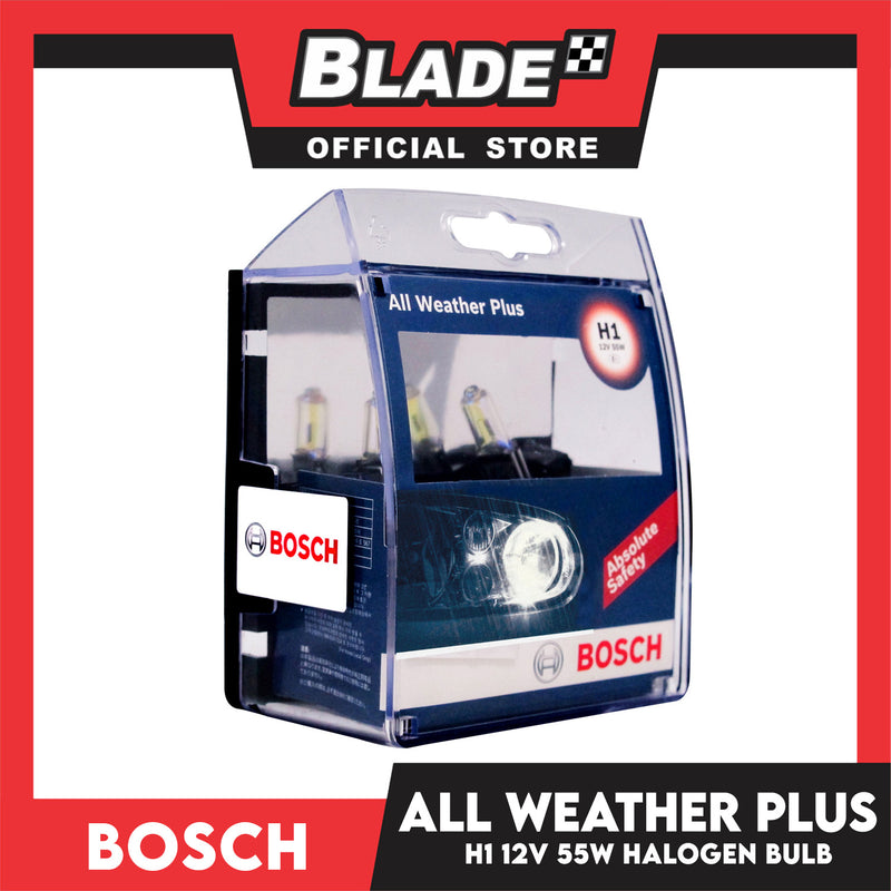 Bosch Halogen Bulb H1 All Weather Plus 12V 55w
