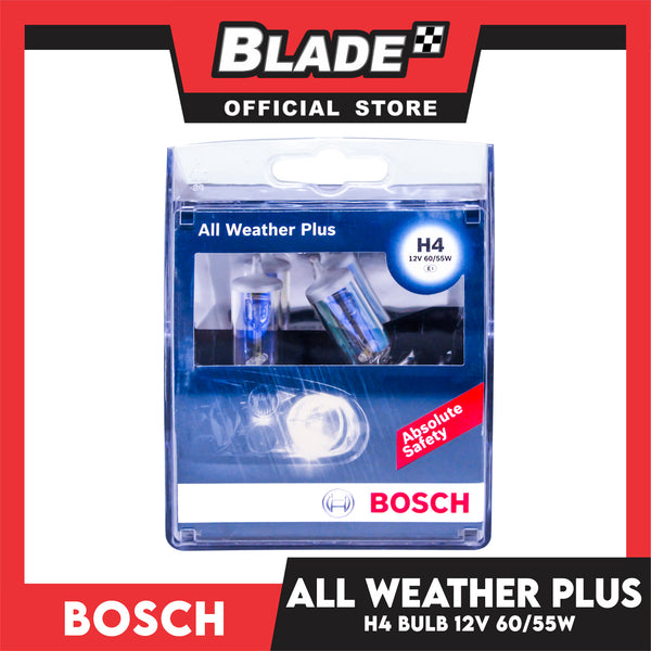Bosch Halogen Bulb H4 All Weather Plus 12V 60/55w