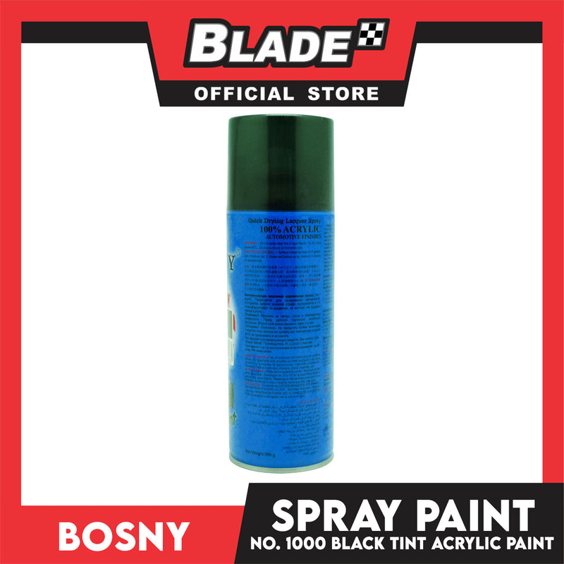 Bosny Spray Paint No.1000 300g. (Black Tint)