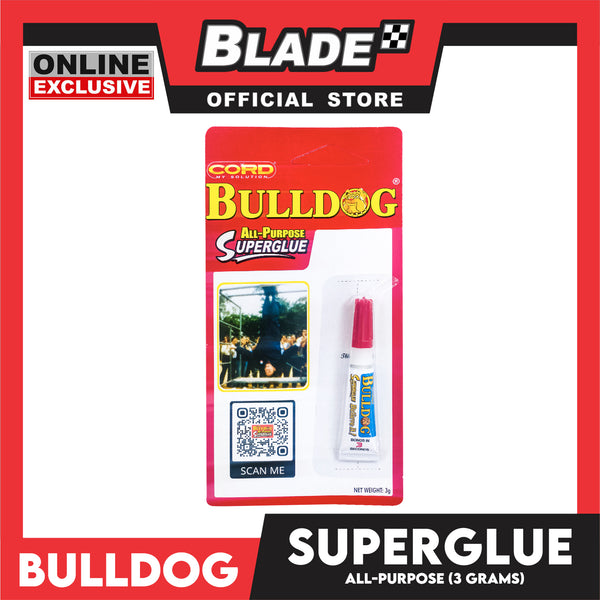 Bulldog All Purpose Super Glue 3g Strongest Bond In Any Type Of Materials