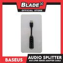 Baseus Audio Splitter B45 Liper Series Apple Connector to 3.5mm (Black)