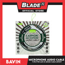 Bavin 3.5mm Male Plug to Dual 3.5mm Female Aux-21 260mm Y-Splitter Audio Cable
