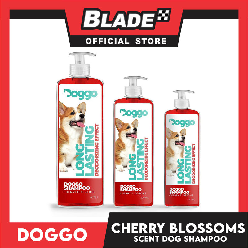 Doggo Shampoo Long Lasting Deodorizing Effect 500ml (Cherry Blossoms) Shampoo for Your Pet