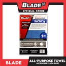 3pcs Blade Microfiber Cloth All-Purpose Towel 40x40cm (Blue)