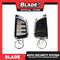 Blade Car Alarm 73 Auto Security Keyless Entry System with 2 Remote Controls & Siren Sensor- 12V Universal Remote Auto Door Lock/Unlock