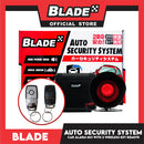 Blade Car Alarm S03 Auto Security Keyless Entry System with 2 Remote Controls & Siren Sensor- 12V Universal Remote Auto Door Lock/Unlock