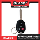 Blade Car Alarm SA-08 Auto Security Keyless Entry System with 2 Remote Controls & Siren Sensor- 12V Universal Remote Auto Door Lock/Unlock