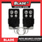 Blade Car Alarm W11 Auto Security Keyless Entry System with 2 Remote Controls & Siren Sensor- 12V Universal Remote Auto Door Lock/Unlock