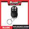 Blade Car Alarm W31 Auto Security Keyless Entry System with 2 Remote Controls & Siren Sensor- 12V Universal Remote Auto Door Lock/Unlock