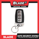 Blade Car Alarm W93 Auto Security Keyless Entry System with 2 Remote Controls & Siren Sensor- 12V Universal Remote Auto Door Lock/Unlock