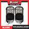 Blade Car Alarm W96 Auto Security Keyless Entry System with 2 Remote Controls & Siren Sensor- 12V Universal Remote Auto Door Lock/Unlock