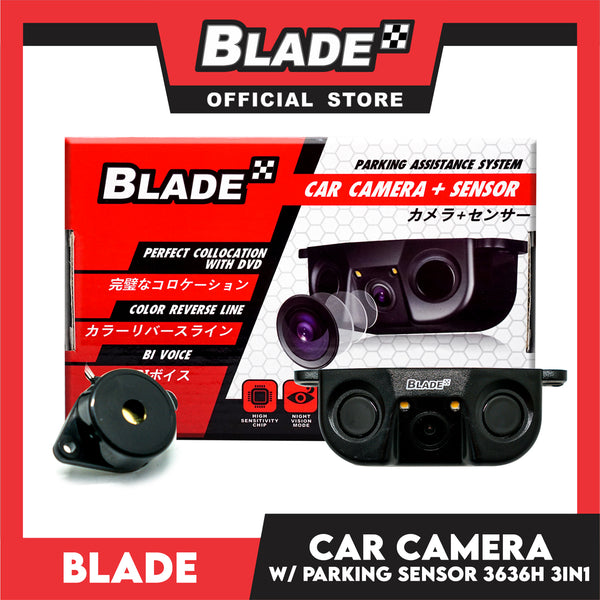 Blade Car Camera with Parking Sensor 3636H 3in1