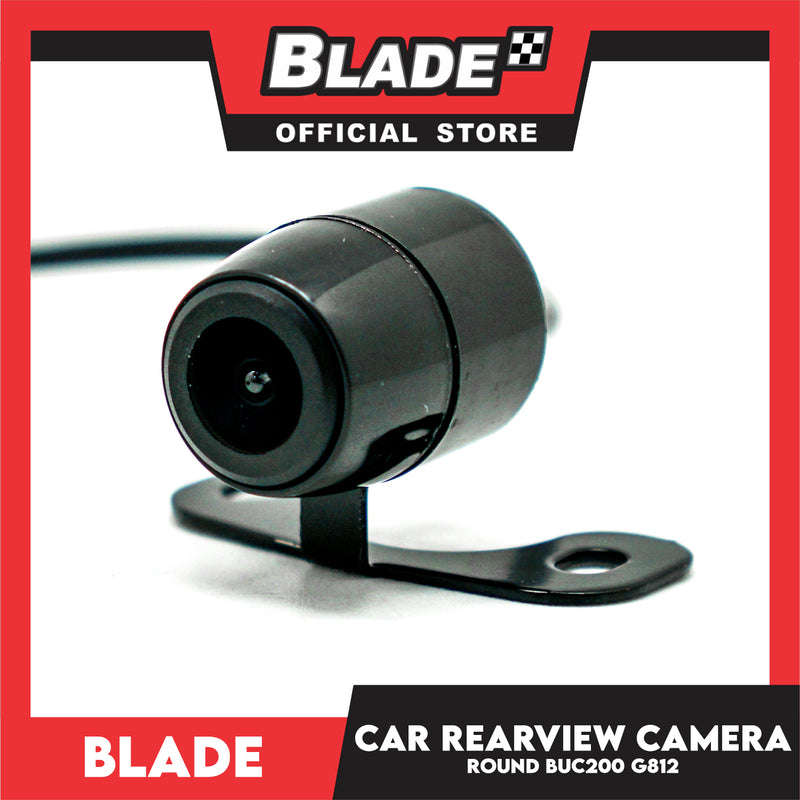 Blade Back Up Camera RND with LED BUC200 G812 (Black) Car Rearview Camera