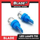 Blade Decorative LED Lamps T10-10LED 12V (Blue)