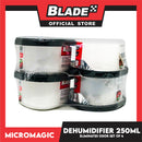 4pcs Micromagic Dehumidifier 250ml- Eliminates Musty Odor, Suitable for your car & closets