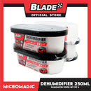 16pcs Micromagic Dehumidifier 250ml -Eliminates Musty Odor, Suitable for your car & closets