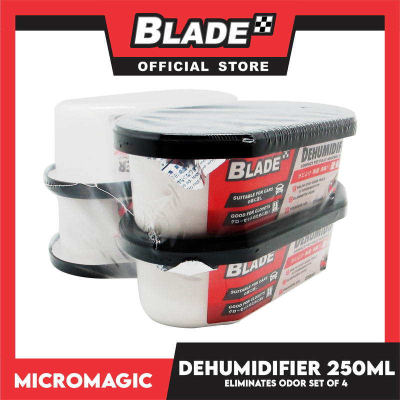 16pcs Blade Dehumidifier -Eliminates Musty Odor, Suitable for your car & closets 250ml