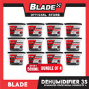 12pcs Blade Dehumidifier 500ml 3S Eliminates Musty Odor, Suitable for your car & closets
