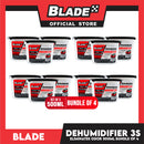 12pcs Blade Dehumidifier 500ml 3S Eliminates Musty Odor, Suitable for your car & closets