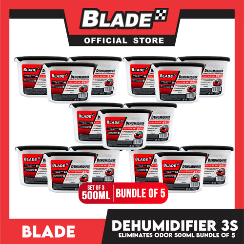 15pcs Blade Dehumidifier 500ml -Eliminates Musty Odor, Suitable for your car & closets