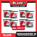 8pcs Blade Dehumidifier 800ml -Eliminates Musty Odor, Suitable for your car & closets