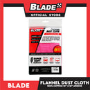 Blade Flannel Dust Cloth 12" x 18" (Set of 6) Multi-Purpose Towel for Cleaning & Polishing