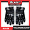 Blade Motorcycle Gloves XL Pair (Black)- Full Finger Gloves for Cycling Motorbike ATV Hunting Hiking Riding Climbing Operating Work Sports Gloves