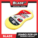 2pcs Blade Jumbo Pop-up Sponge  SJB2112 (Yellow)