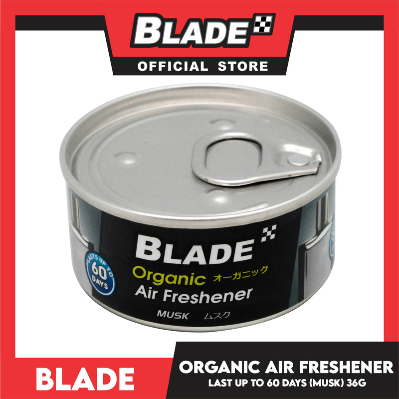 Blade Organic Air Freshener Musk 36g (Buy 2 Take 1 Free)