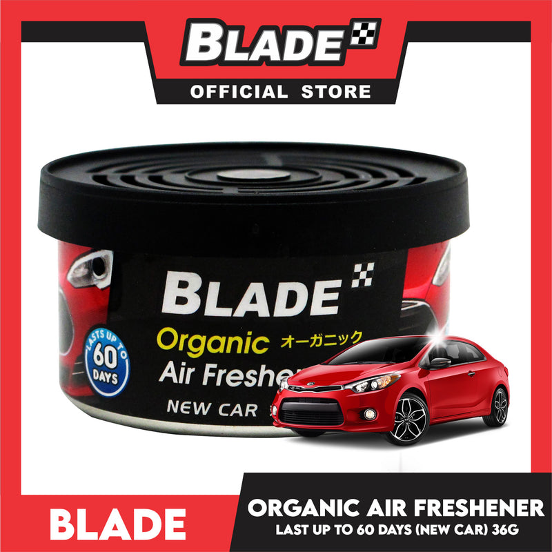 Blade Organic Air Freshener New Car 36g (Buy 2 Take 1 Free)