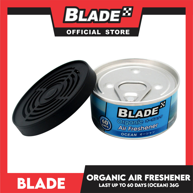6pcs Blade Organic Air Freshener Ocean 36g
