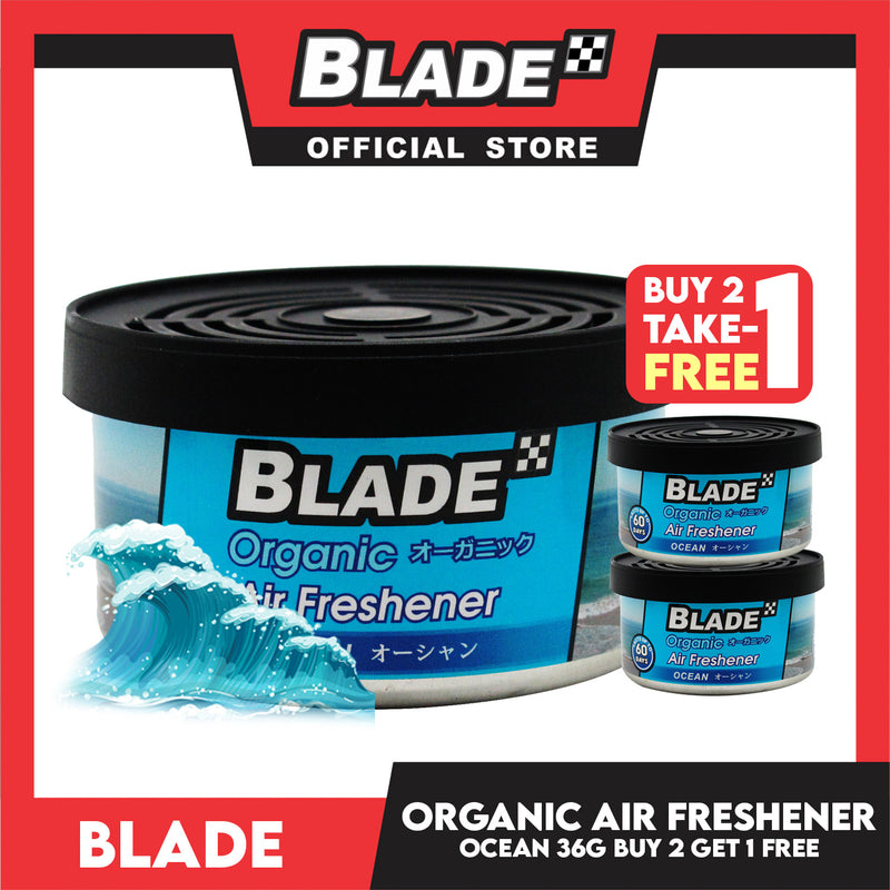 Blade Organic Air Freshener Ocean 36g (Buy 2 Take 1 Free)